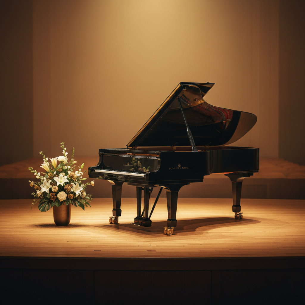 A Schafer & Sons grand piano — in memory of Vernon Schafer